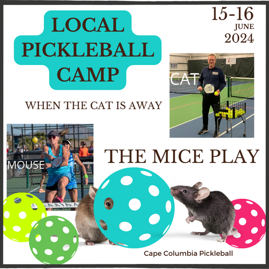 Cat & Mouse Local Pickleball Camp: June 15 - 16, 2024